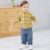 Qi Qixiong 2019 mùa thu mới cho bé hai lớp lưới màu quần âu nam và nữ ra khỏi quần cotton - Quần quần short bé trai Quần