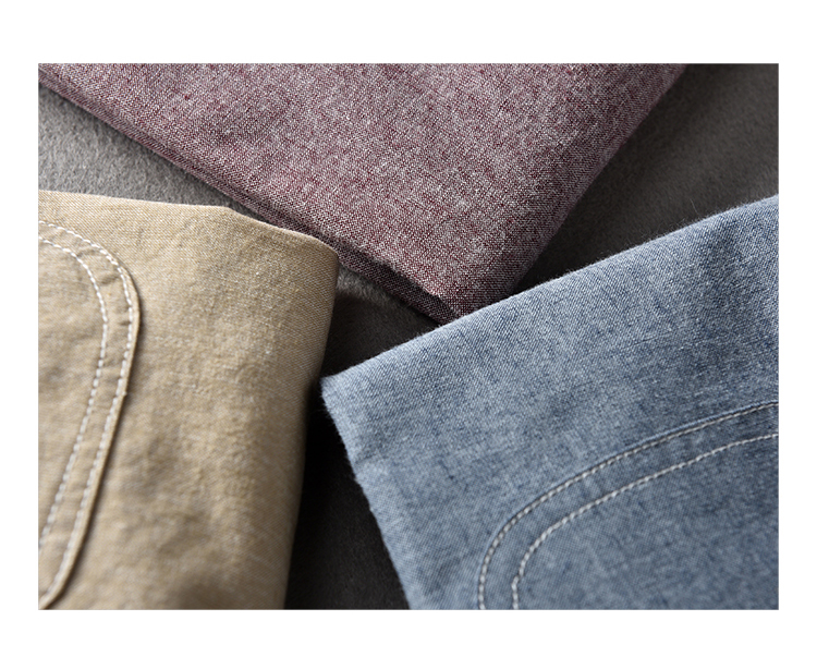 Mùa thu sơ mi nam dáng dài tay áo cotton rộng phiên bản Hàn Quốc chất béo cộng size size áo sơ mi nam đẹp trai thoáng khí áo sơ mi lụa cao cấp nam