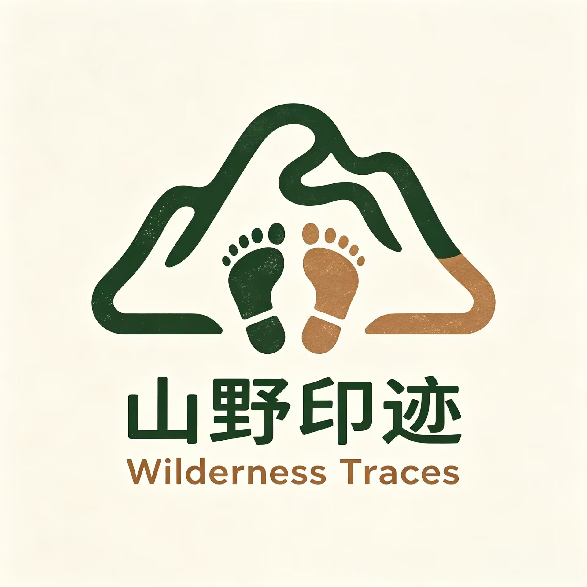 山野印迹童装店的LOGO