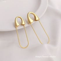 Pregnant women brooch dragon baby baby safety brooch when going out ancient sand gold pregnant women bunny baby gold color to suppress shock