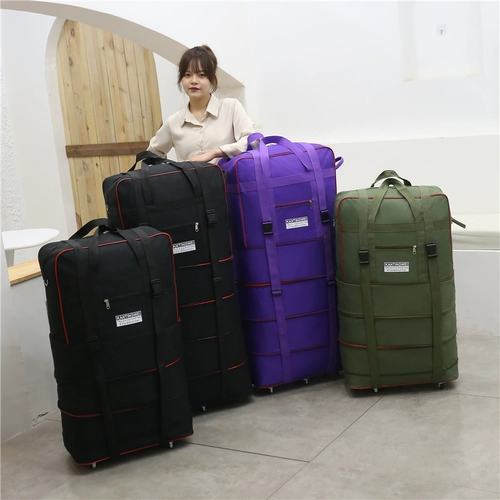 Водонепроницаемая сумка для путешествий для переезда, вместительный и большой чемодан, ткань оксфорд