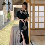 Легкое модное ципао, светлый стиль, китайский стиль