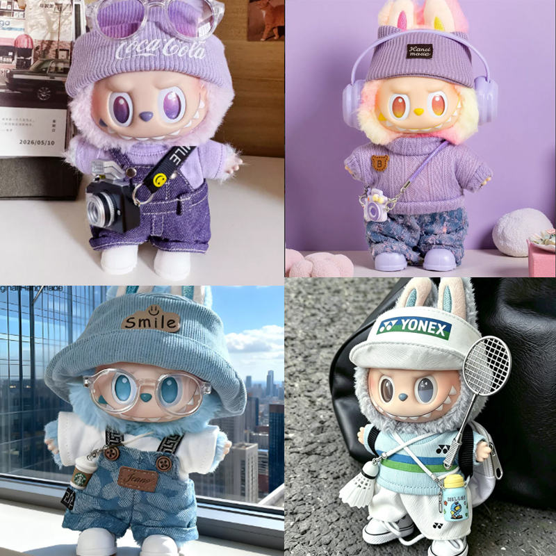 【Baby Clothes】Frontline High-Energy Labubu 3Rd Generation Labubu Lucky Love 17cm Third Generation Doll Clothes 【Baby Clothes】Frontline High-Energy Labubu 3Rd Generation Labubu Lucky Love 17cm Third Generation Doll Clothes