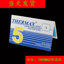 British THERMAX original clothing thermometric paper 8 gg B temperature 71-110 degrees 5 GI range 249-290 degrees