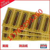 Original Loaded Irreversible Thermometry Paper Temperature Label Stick TL-10 Series TL-10-105_190_290_390