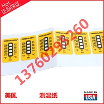 Thermometric Paper Original Irreversible Temperature Tags TL-4 TL-4 Series TL-4-105_130_410_465_290_370