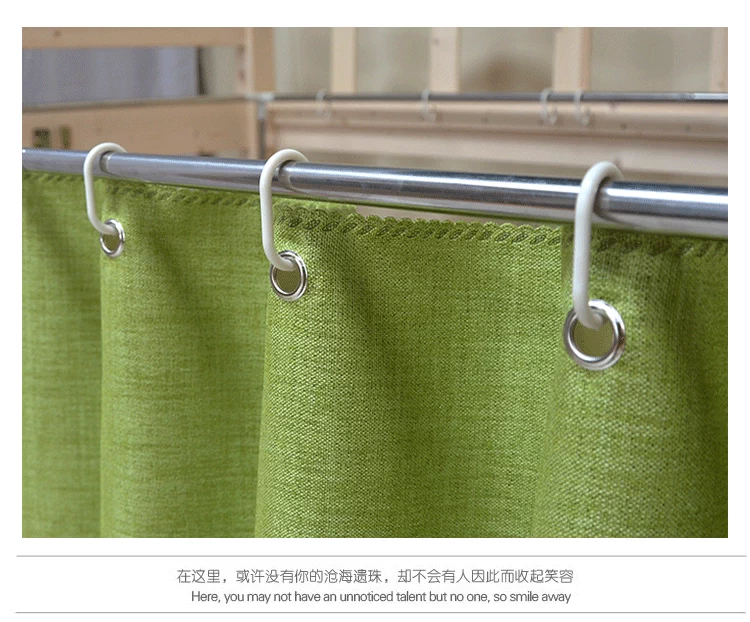 Khăn trải giường bằng vải lanh cotton dày ký túc xá trên cửa hàng rèm cửa phòng ngủ nam và nữ dưới giường vải lanh