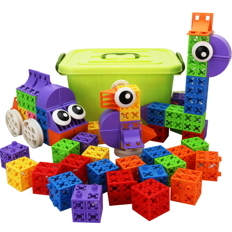 Large Soma Cube Children's Six-Sided Puzzle Building Blocks Intelligence Development Educational Early Education Assembly Toys for Primary School Students