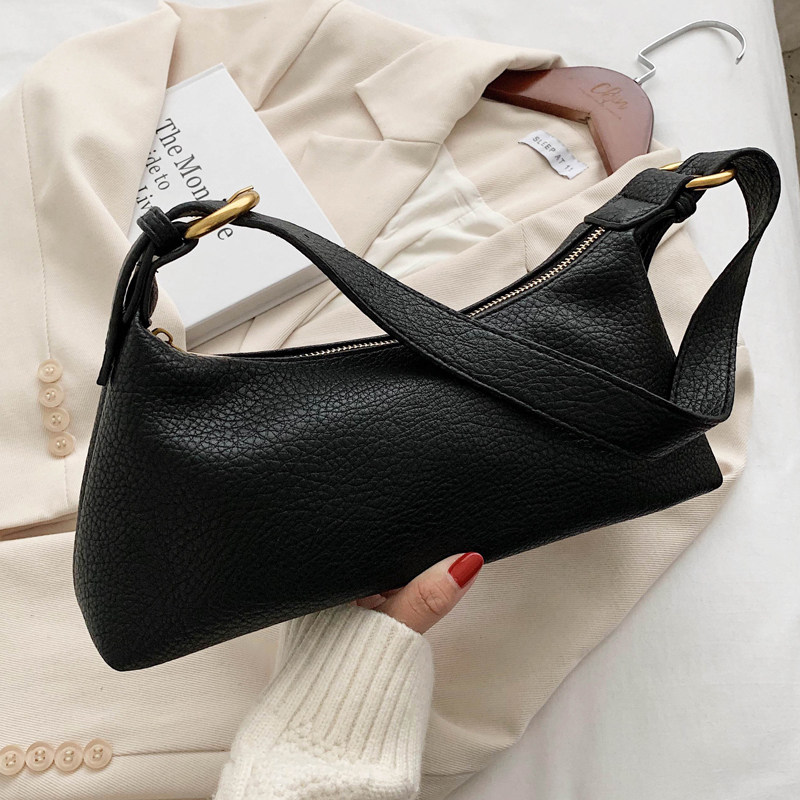 Retro small bag women's bag 2020 popular new trendy all-match ladies shoulder underarm bag Western style fashion handbag