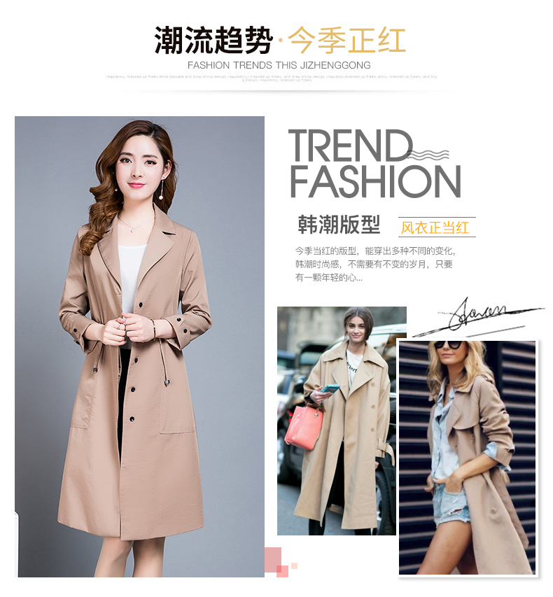 Trench pour femme      en Polyester - Ref 3227567 Image 8