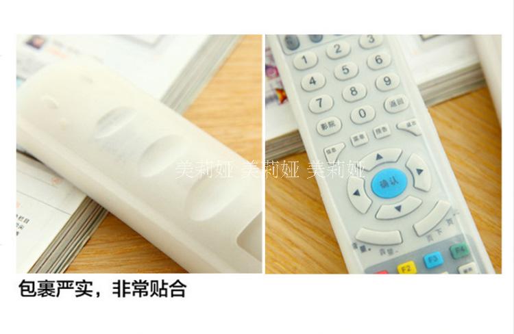 TV điều khiển từ xa bao gồm điều hòa không khí điều khiển từ xa đặt trong suốt silicone điều khiển từ xa điều khiển từ xa tay áo bụi trong suốt bìa