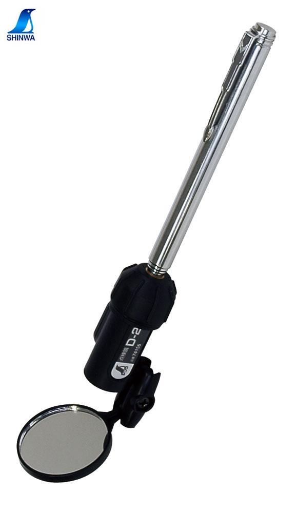 Robbery Japanese pro-Shinwa Penguin Point Inspection LED with lamp underground scaling detection and check mirror 74156D-2
