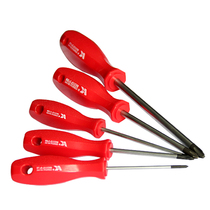 German K brand tool cross solid color red handle screwdriver multi-purpose percussion screwdriver batch 09311S