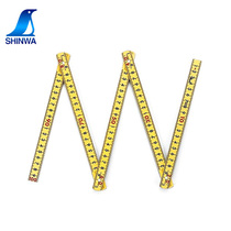 Japan Penguin SHINWA affinity tower ruler woodworking fiberglass anti-rust ruler 1 meter multi-functional folding ruler 10% off