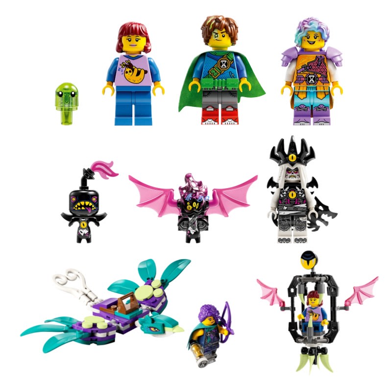 Dreamland Hunter Genuine Minifigure 71457 71469 Nightmare Demon King Zoelova Mattelo Elf