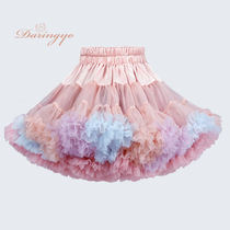 tutu skirt female treasure puffed skirt mesh skirt childrens skirt birthday princess skirt girl cake ballet short skirt summer