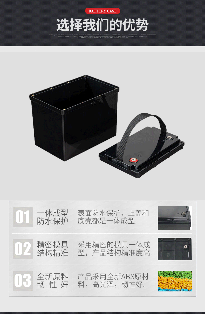 Factory Direct Supply 12V70Ah Detachable Lithium Battery Plastic Box Waterproof Easy to Disassemble and Repair Portable Wholesale