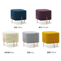 Nordic Changing Shoes stool Home Dining Stool Living Room Short Bench Downpedal Mound Clothing Shop Fitting Room Sofa Rest Stools
