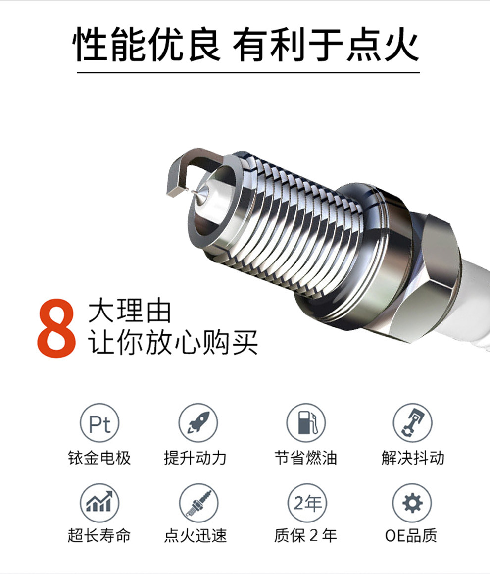 Toyota Reiz Original Spark Plug 2.5L Original 3.0L Naturally Aspirated V6 Spark Plug Suitable for Dual Iridium