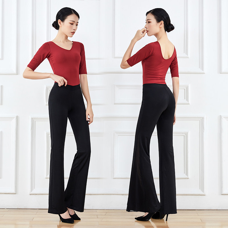 Coloured elegant temperament manners training clothing female new show ceremony training dance training suit