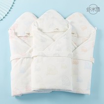 Shrimp rice cat knit clip cotton hug by newborns Blanket Pure Cotton Pro Skin Warm 90 * 90 cm Soft glutinous fluffy