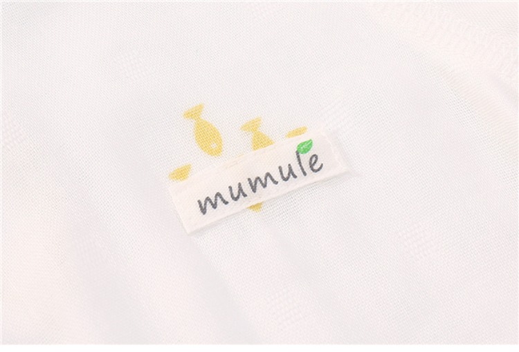 Mu Mu Le baby tre sợi gạc jumpsuit ngắn tay nửa quần short tay rách tách bé romper kín 裆 quần áo - Áo liền quần áo giữ nhiệt trẻ em
