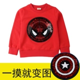 Детские блестки для ногтей, осенняя детская хлопковая толстовка, в корейском стиле, в западном стиле