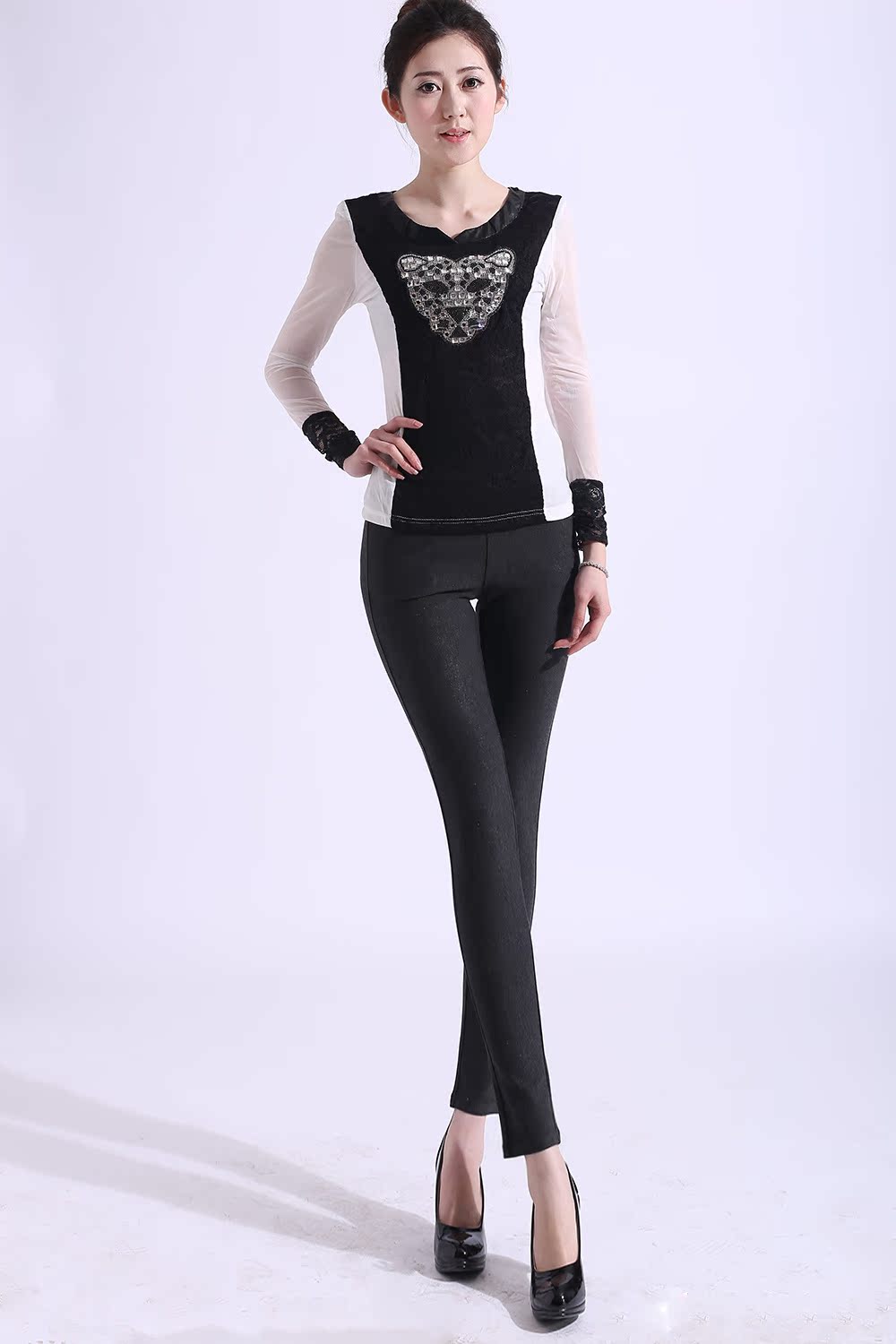 Pantalon collant jeunesse en viscose - Ref 748633 Image 16