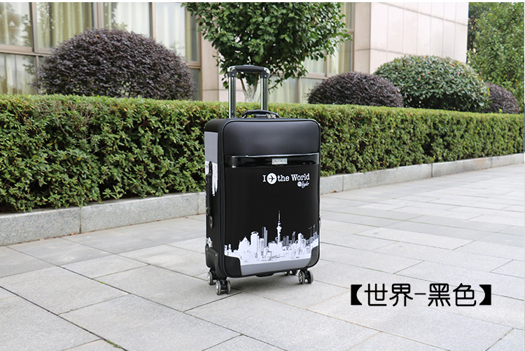 Trường hợp xe đẩy, hành lý bánh xe phổ thông, trường hợp lên máy bay 24 inch, hộp mật khẩu nữ 26 inch, hộp hành lý nam, vali du lịch vali kéo nhựa