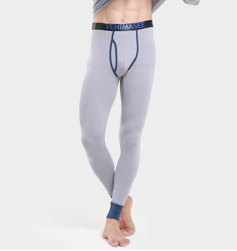 Quần nam mùa thu Quần đơn mỏng Nhiệt tự làm nóng Quần xà cạp thun Đàn hồi Skinny Modal Đồ lót ấm bằng cotton quan dai thu dong nu