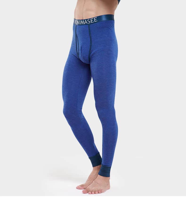Quần nam mùa thu Quần đơn mỏng Nhiệt tự làm nóng Quần xà cạp thun Đàn hồi Skinny Modal Đồ lót ấm bằng cotton quan dai thu dong nu