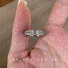 Sea Salt Blue Wave ~ Parai diamond ring niche design light luxury high-end open ring