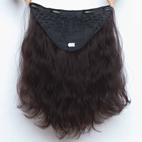 45 см темно -коричневые (красноватые волосы)