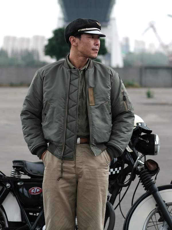 Bad Dog Bronson Reissue Early Ma-1 Air Force Pilot Jacket Ma1 Bomber Bomber Cotton Jacket Bad Dog Bronson Reissue Early Ma-1 Air Force Pilot Jacket Ma1 Bomber Bomber Cotton Jacket