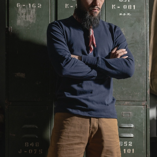 Приятный телу лонгслив, хлопковая футболка, высокий воротник, увеличенная толщина