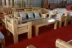Tất cả đồ nội thất bằng gỗ chắc chắn, ghế sofa cũ của gia súc cũ, năm bộ ghế sofa văn phòng đơn giản của Trung Quốc, hoa hồi Hàn Quốc - Ghế sô pha Ghế sô pha