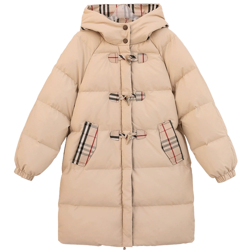 Зимний пуховик, длинная куртка для школьников, 2020, для средней школы, увеличенная толщина