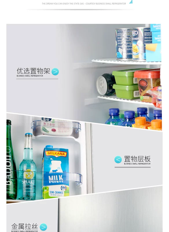 Ou Li BC-45MC tủ lạnh nhỏ nhà lạnh phòng khách sạn đông lạnh có khóa thực phẩm mẫu tủ trà thuốc tủ lạnh có ngăn đông mềm