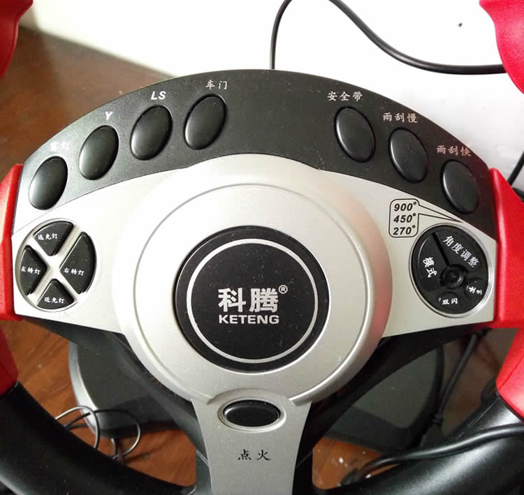 900 độ H bánh trò chơi đua tay lái máy tính pc học tập xe ô tô mô phỏng xe tải lái xe Ouka 2 tour vô lăng chơi game pc