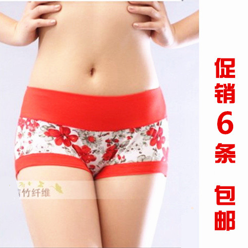 Special price 6 CUHK sizes Ladies small triangular briefs 670 Wood fiber Modell mid waist suitable for micro-fat MM