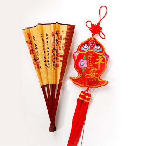 Vekang bamboo charcoal small piece beautiful hang piece wind bell room purified car decoration