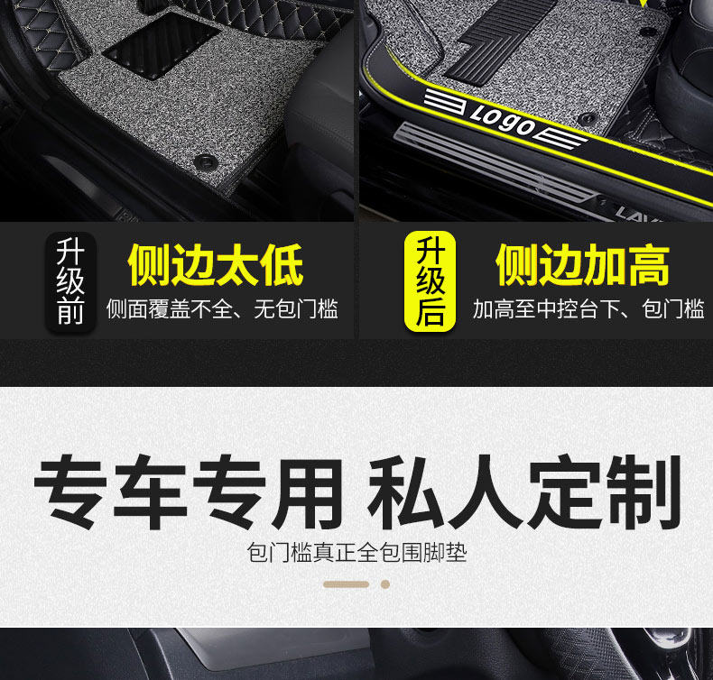 Mercedes-Benz E300L Floor Mats C200L C260L E260L Glc260L Full-Coverage Special Car Floor Mats