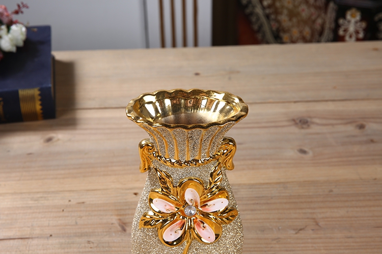 Bán buôn hoa vỏ vàng châu Âu - Vase / Bồn hoa & Kệ bình sứ cắm hoa