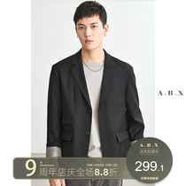 2021 autumn small suit men loose Korean trend handsome mens single West casual suit suit set spring and autumn coat