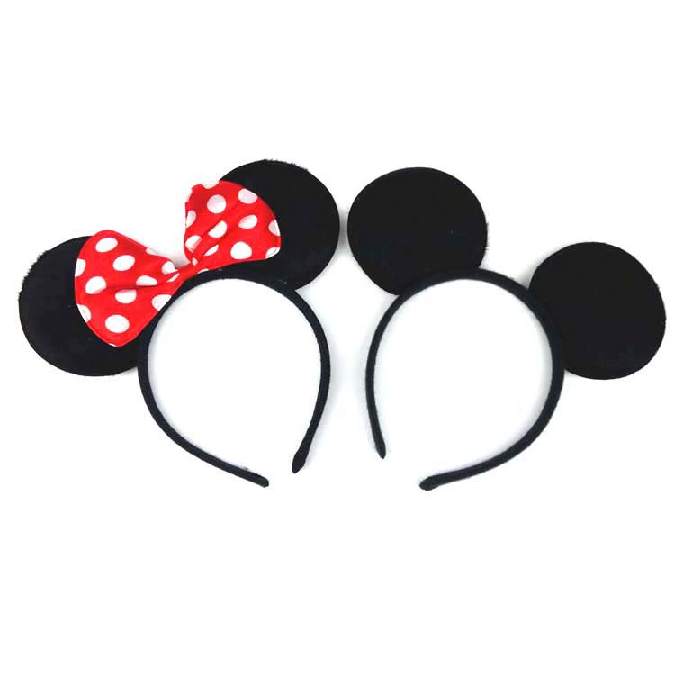 Ngày thiếu nhi Ngày trẻ em Mickey Chuột Minnie Headband Mickey biểu diễn buổi hòa nhạc Bow Bow - Sản phẩm Đảng / Magic / Hiệu suất đồ hóa trang siêu nhân gao	