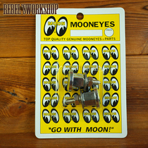 Spot Mooneyes round номерной знак