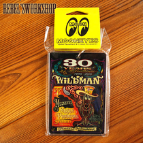 Spot mooneyes wildman painting 30 years commemorative keychain