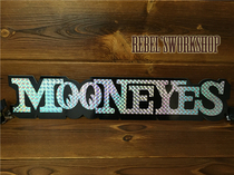 Spot Mooneyes logo 35cm laser sticker