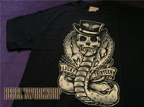 Lucky 13 T-shirt HotRod West Coast Kustom Old School Tattoo American retro