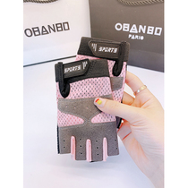 Childrens riding gloves balance car non-slip breathable Summer men and women children roller skating bicycle skating sports cycling thin